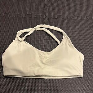 Women's Cream Sports Bra